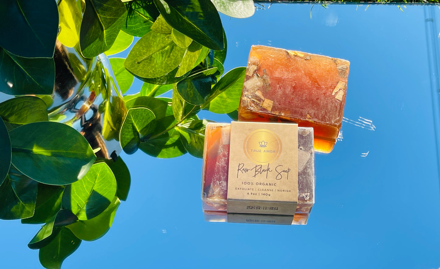African Black Soap - Raw Organic